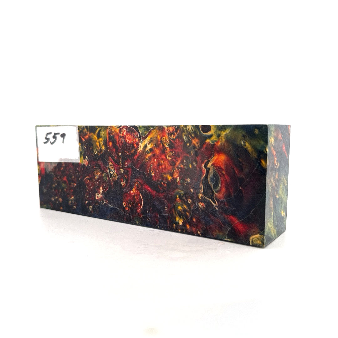 Photo of colorful block for use in building a Noble Prestige IEM