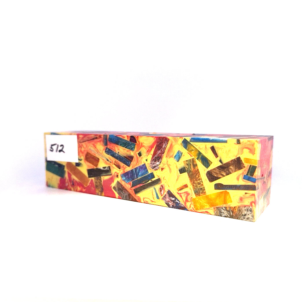 Photo of colorful block for use in building a Noble Prestige IEM