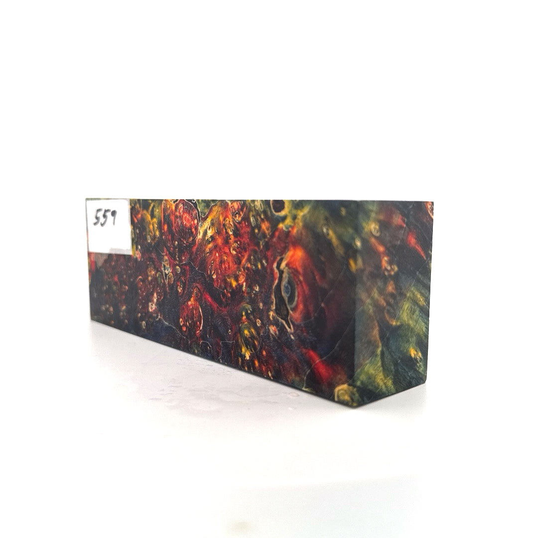 Photo of colorful block for use in building a Noble Prestige IEM