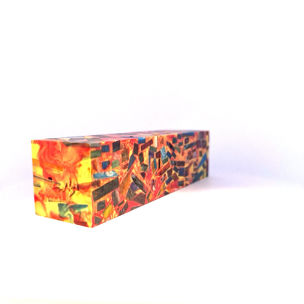 Photo of colorful block for use in building a Noble Prestige IEM