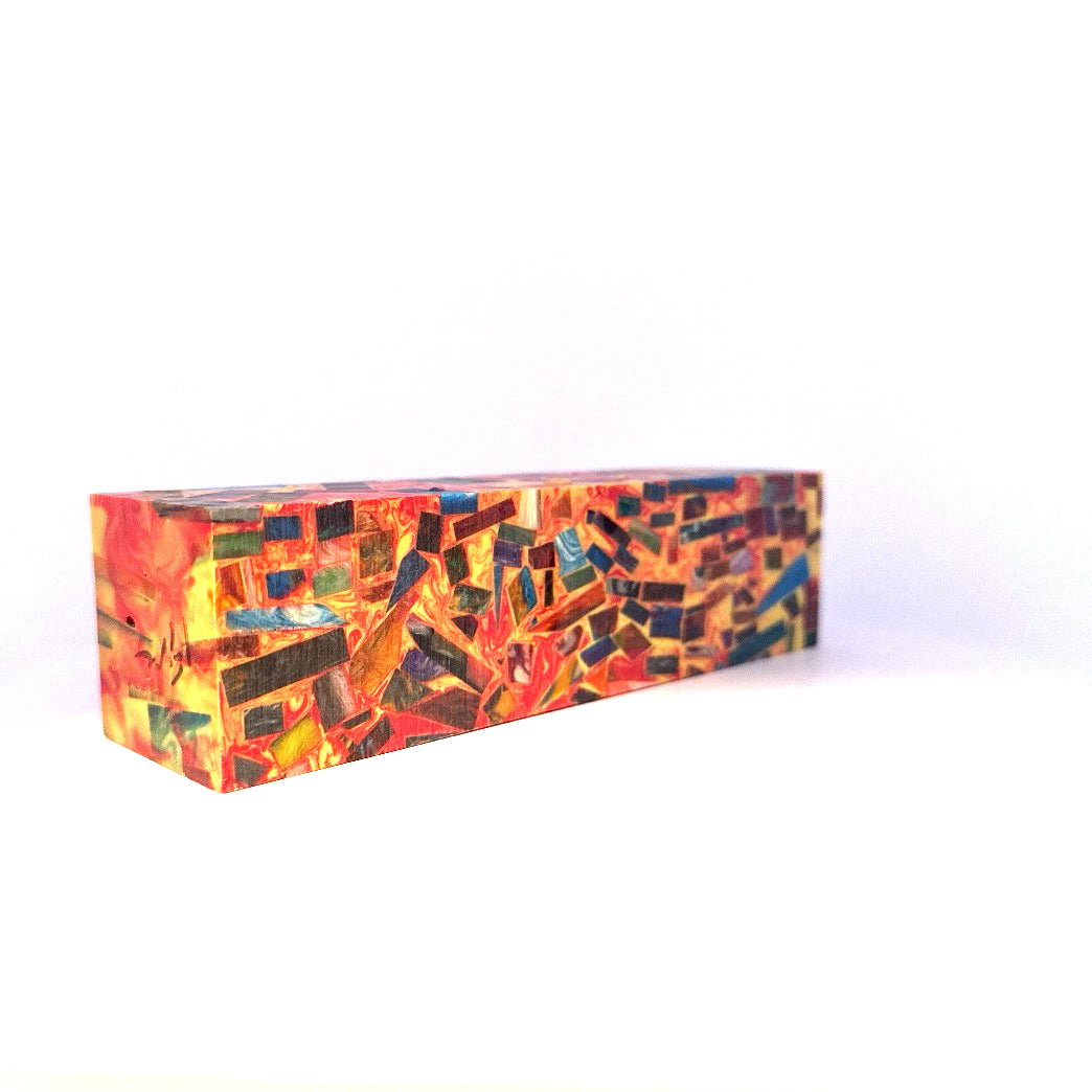 Photo of colorful block for use in building a Noble Prestige IEM