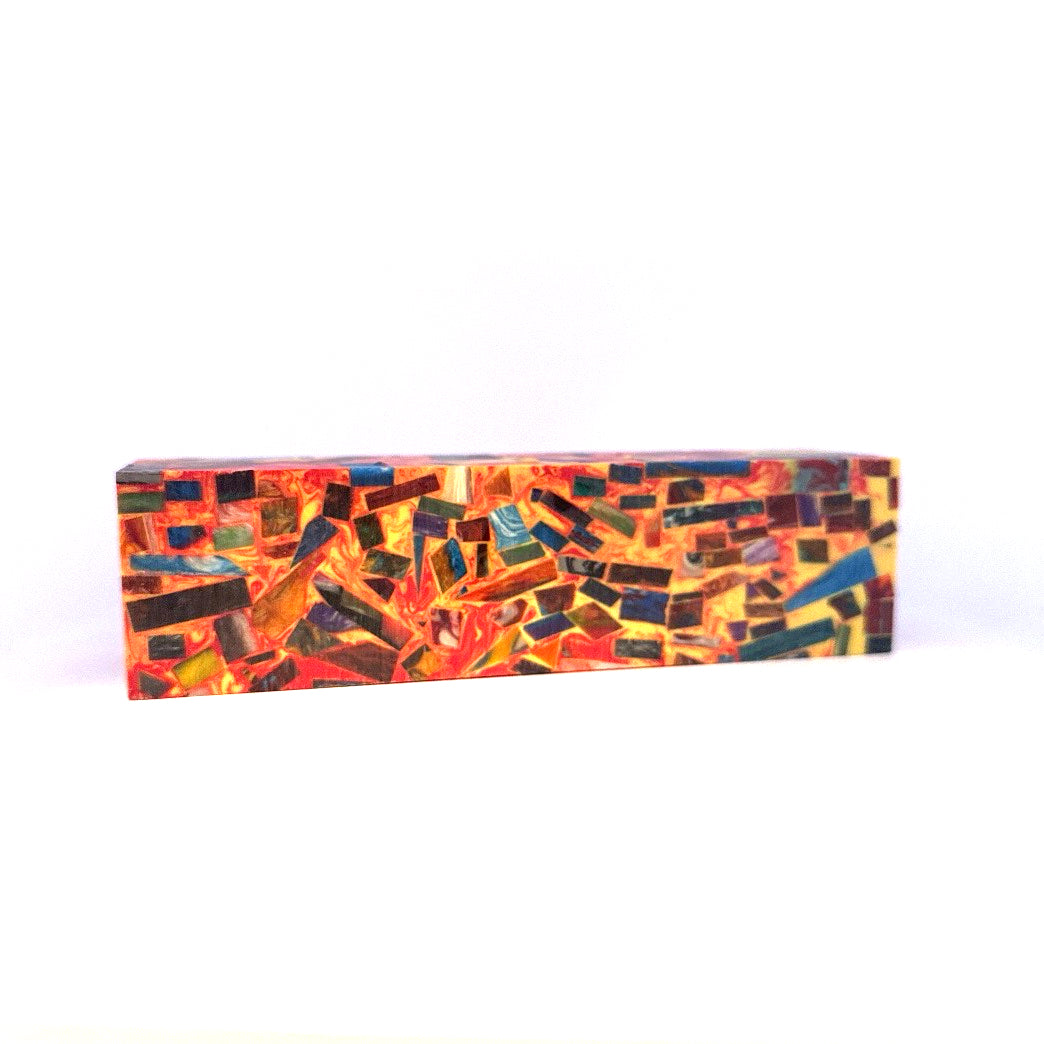 Photo of colorful block for use in building a Noble Prestige IEM