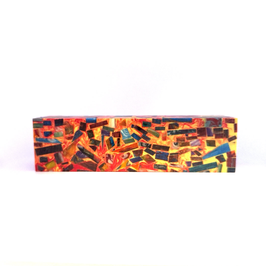 Photo of colorful block for use in building a Noble Prestige IEM