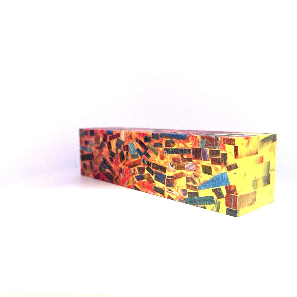 Photo of colorful block for use in building a Noble Prestige IEM