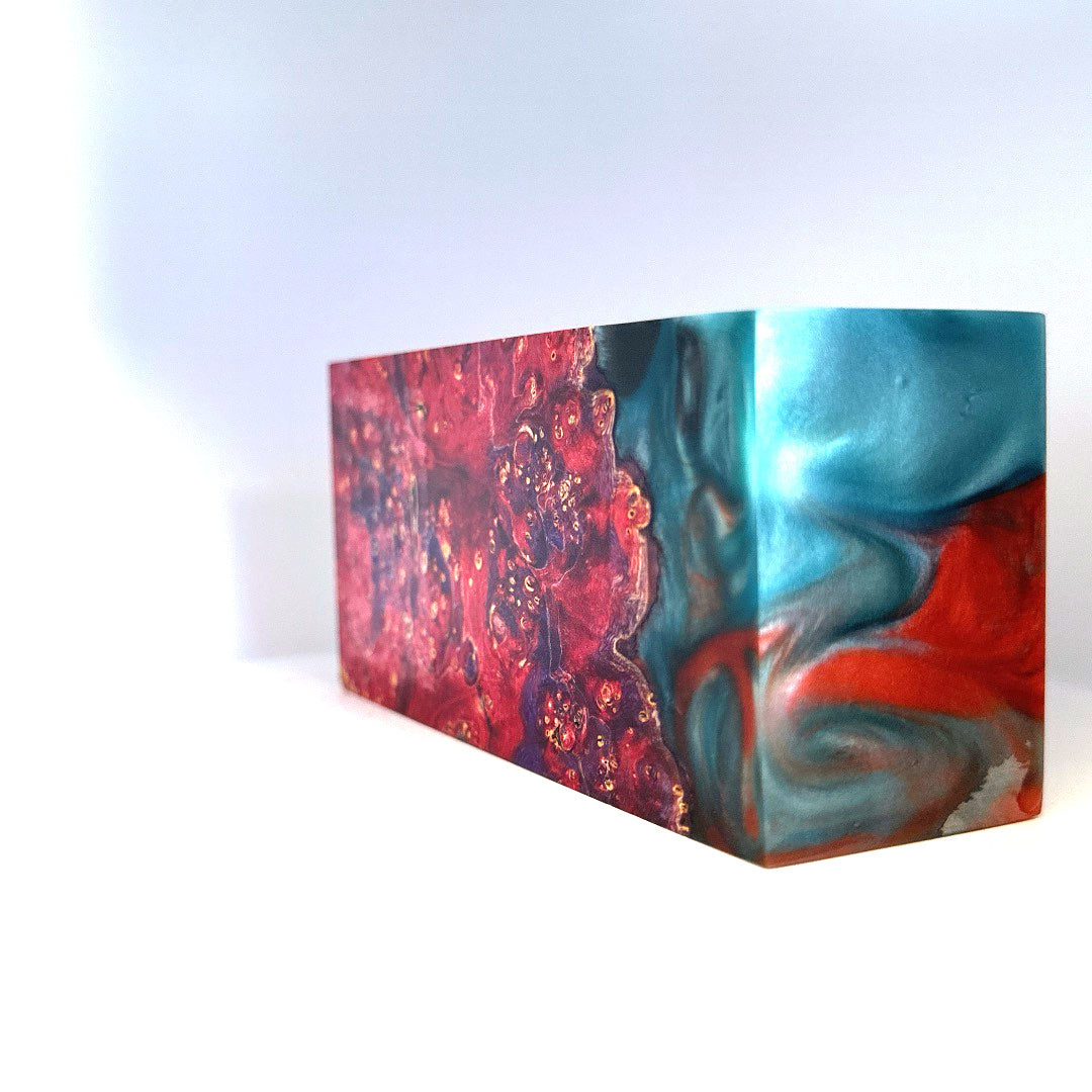 Photo of colorful block for use in building a Noble Prestige IEM