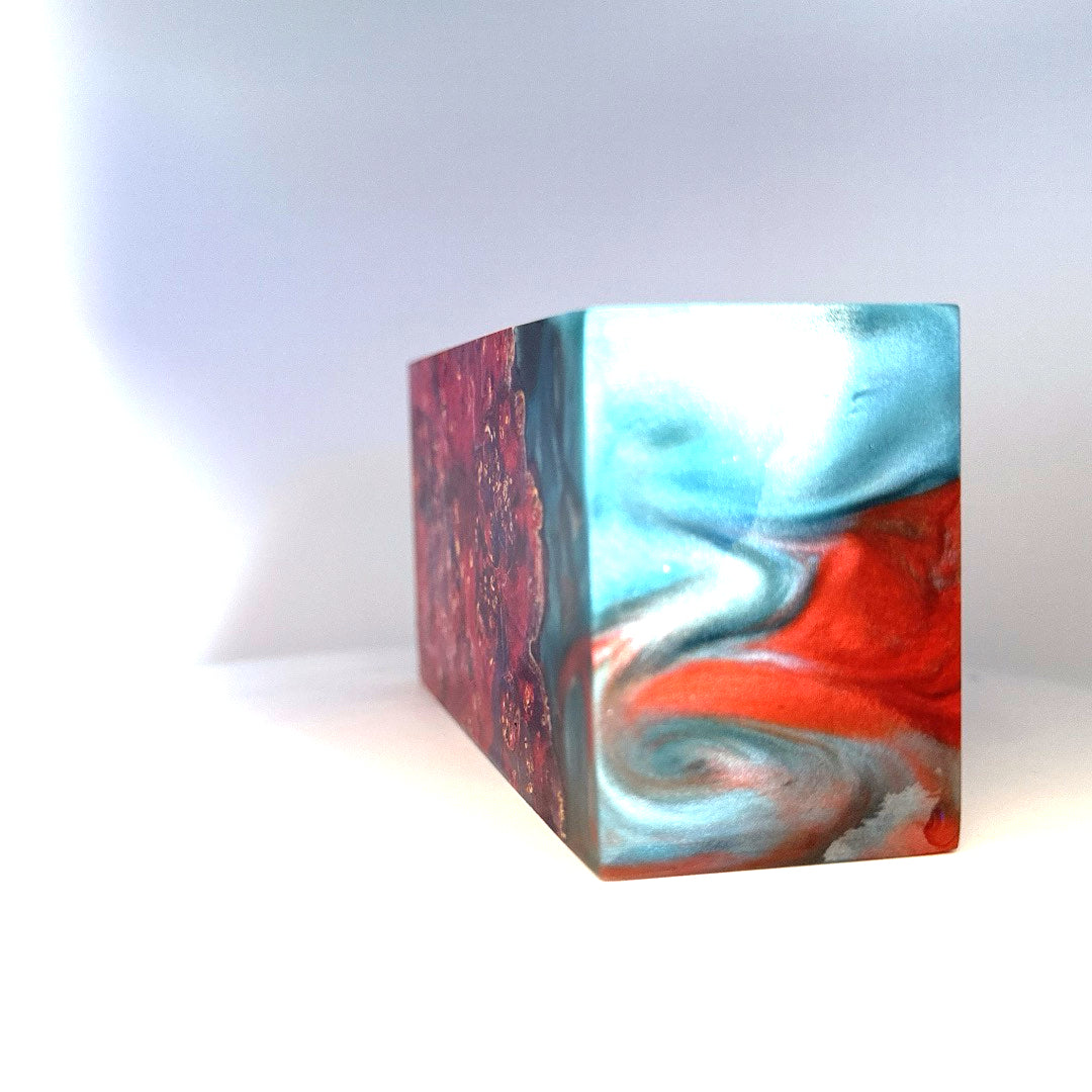 Photo of colorful block for use in building a Noble Prestige IEM