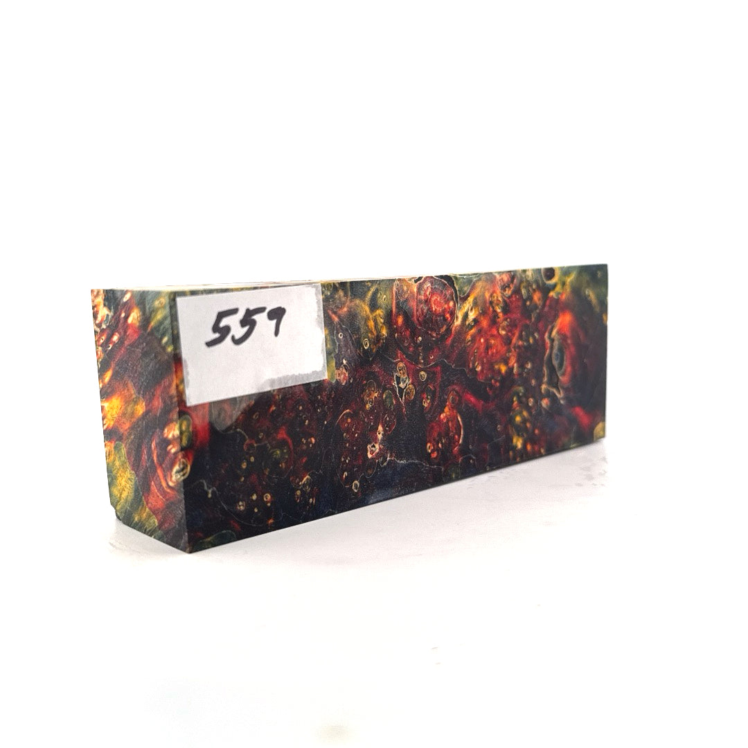 Photo of colorful block for use in building a Noble Prestige IEM