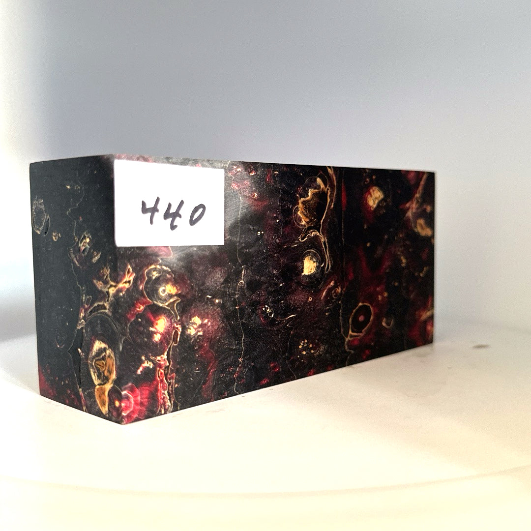 Photo of colorful block for use in building a Noble Prestige IEM