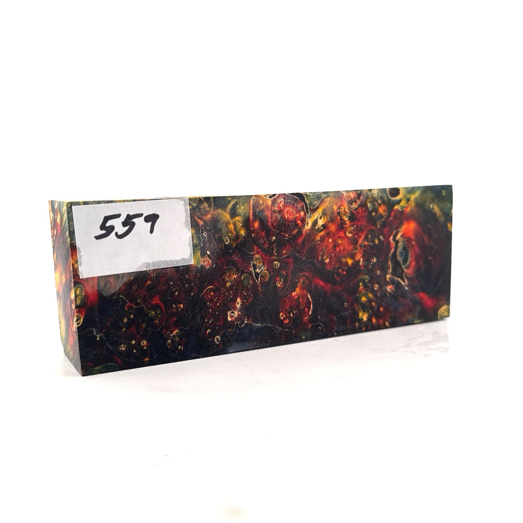 Photo of colorful block for use in building a Noble Prestige IEM