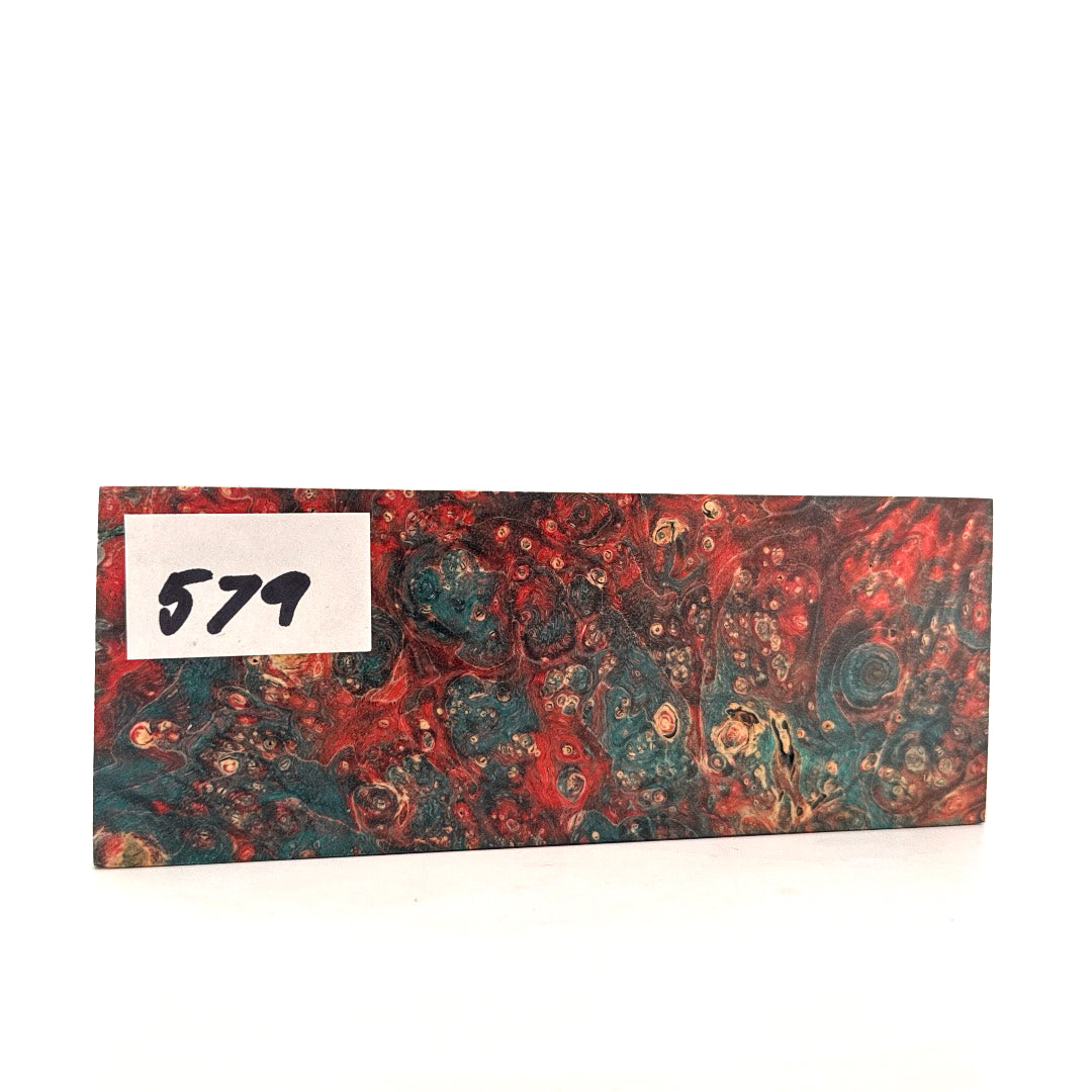 Colorful wooden block on a white background