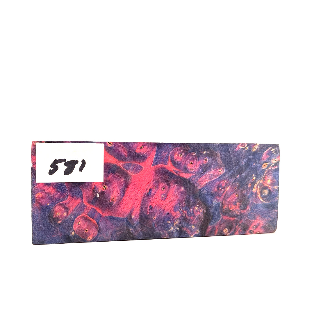 Marbled pink and purple rectangular product with number 571 on a white background
